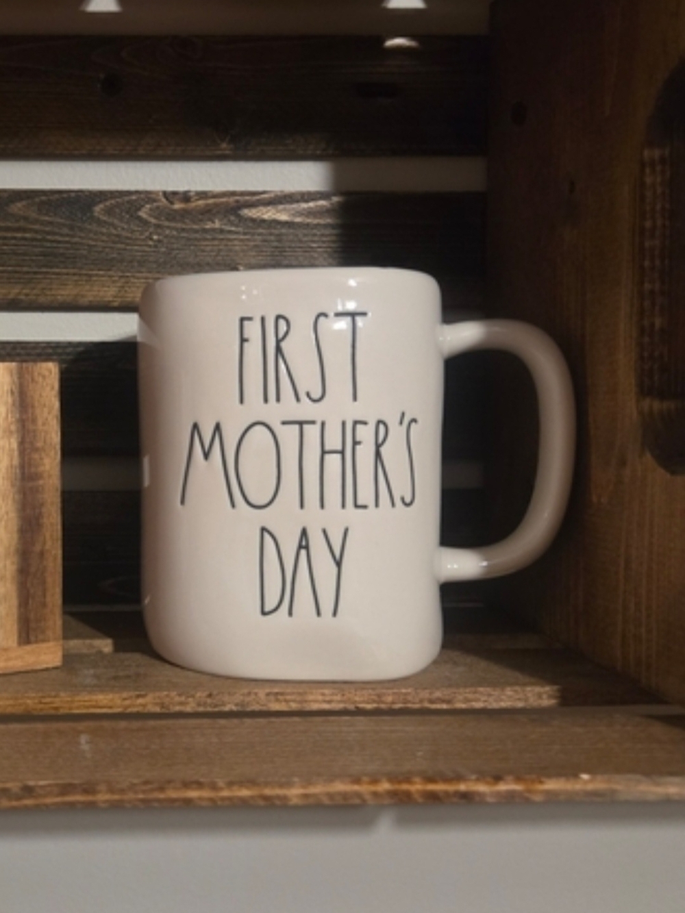 Rae Dunn White "First Mother's Day" Ceramic Mug